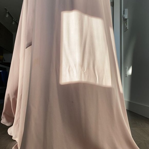 H&M Floor Length Dress Bridesmaid Dress / Wrap Dress for Wedding / Formal Wrap D - Picture 3 of 5